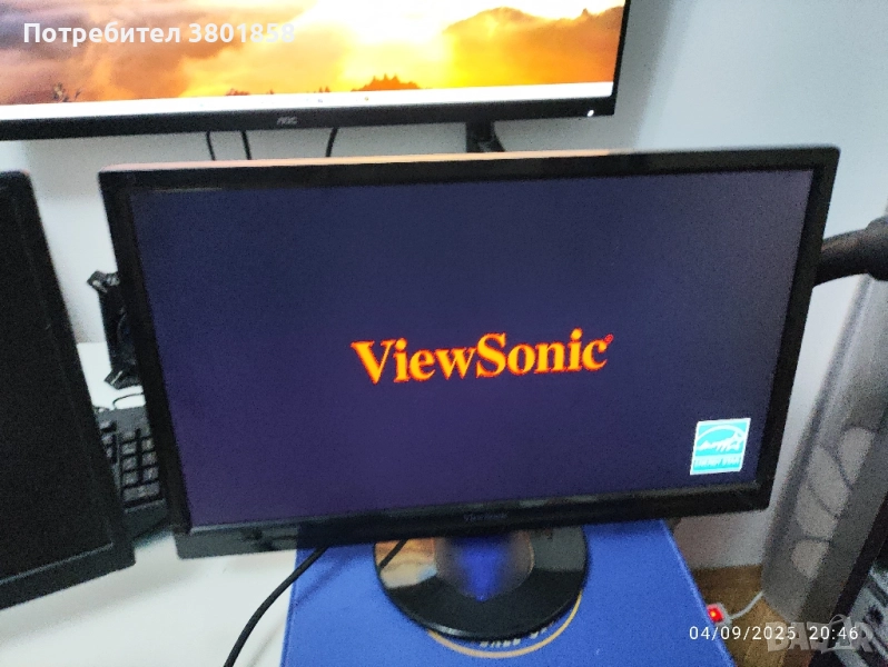 Монитор 22 инча LED ViewSonic , снимка 1