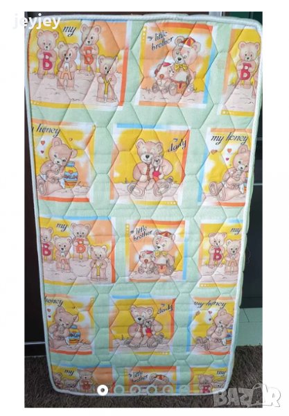 Детски двулицев матрак ТЕД+подматрачна рамка, снимка 1