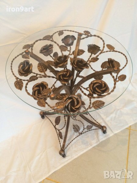 маси , пейки и столове от ковано желязо, снимка 1