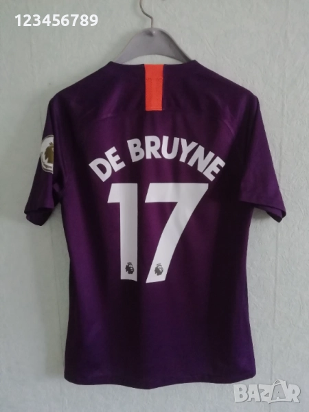 Manchester City De Bruyne Nike оригинална тениска фланелка Манчестър Сити Де Бройне third 2018 2019 , снимка 1