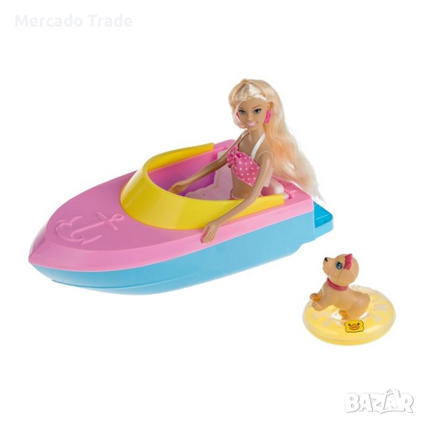 Кукла Бети с бански, лодка и аксесоари за момичета, снимка 1