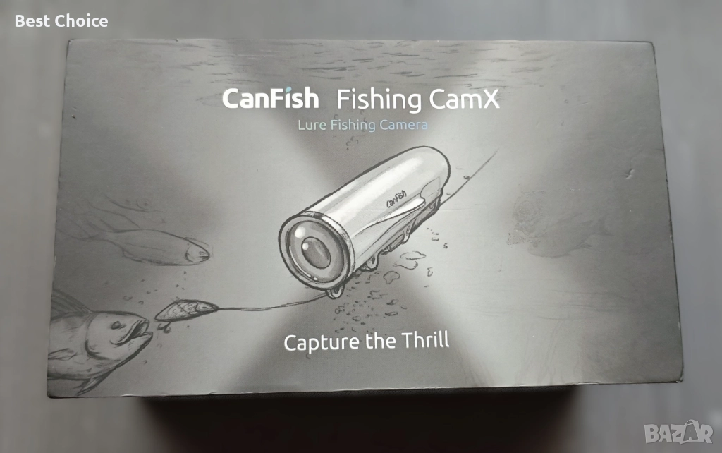 Камера за риболов CanFish Fishing CamX заснема подводни действия. , снимка 1