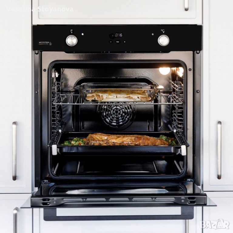 Вградена многофункционална фурна Taurus HM978BKD – 78 л, 3100 W, WaterSteam Clean, клас A, снимка 1