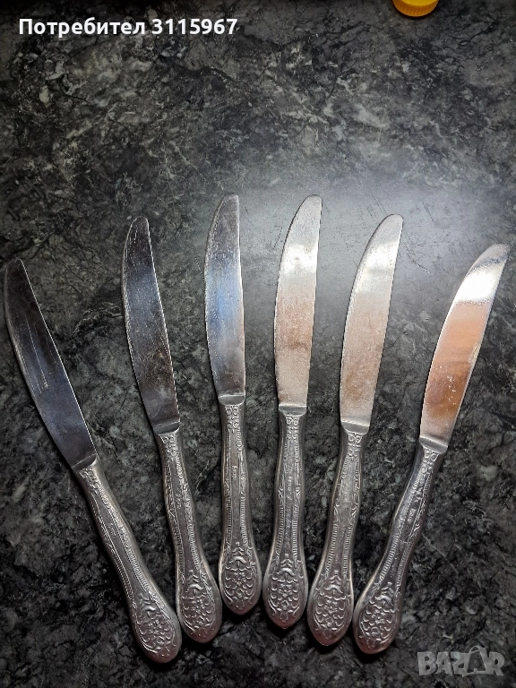 Комплект 6 броя нож, снимка 1