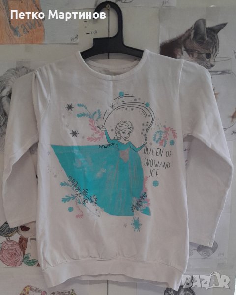 Детска блуза на Елза- Севтекс & Габрово-128 см, снимка 1