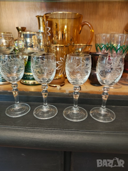Кристални чашки за ракия , снимка 1