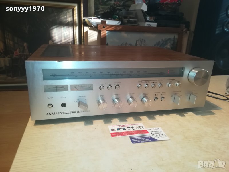 akai aa-1020db stereo receiver-made in japan-внос switzerland, снимка 1