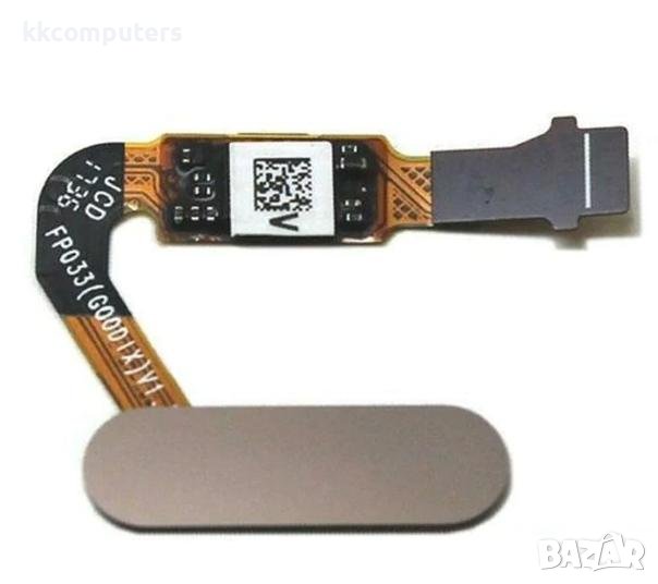 Лентов кабел сензор за Бутон меню за Huawei P20 FingerPrint / Златен / Баркод : 562511, снимка 1