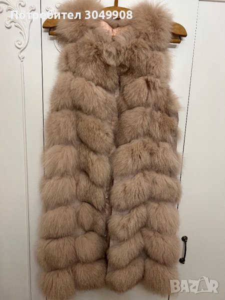 Дълъг елек естествен косъм от лисица., снимка 1