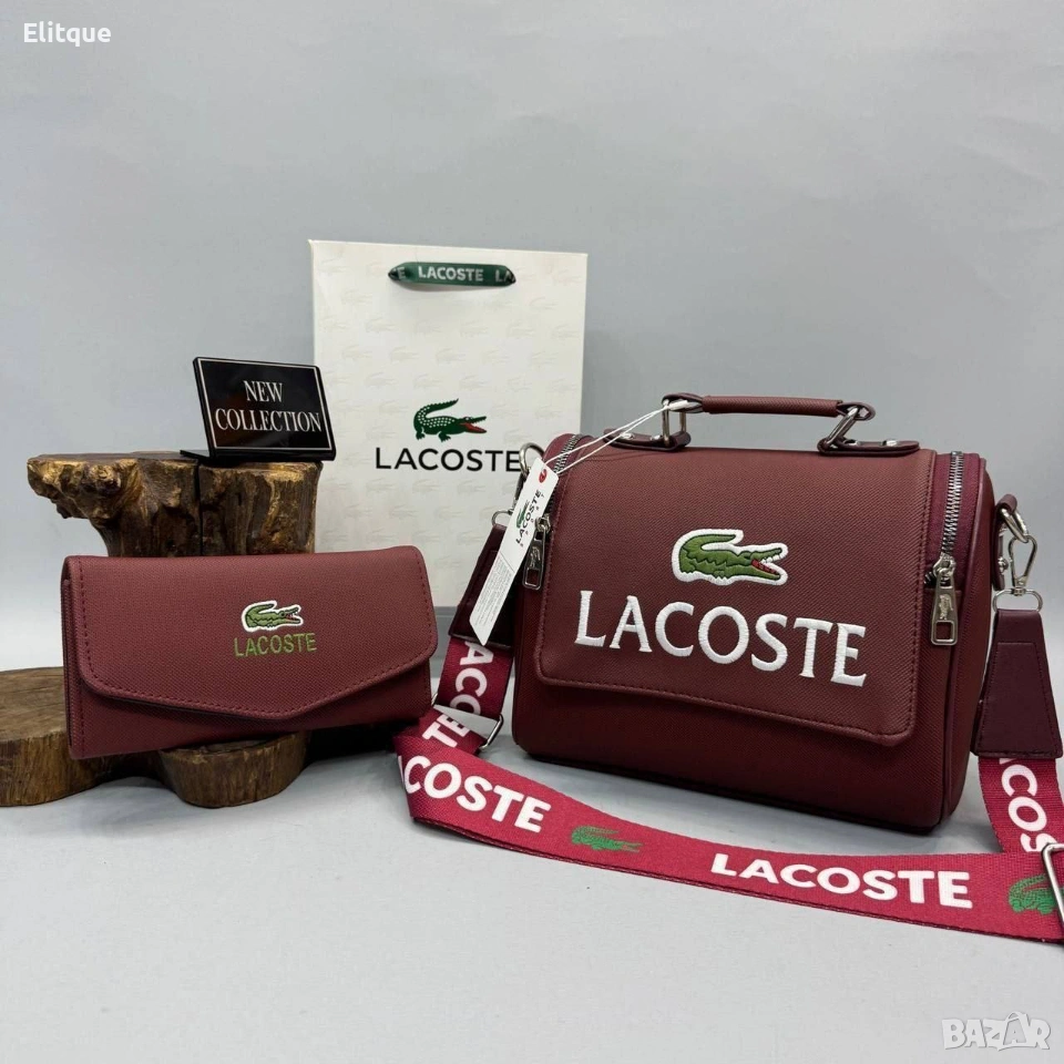 портмоне и чанта на едро lacoste , снимка 1