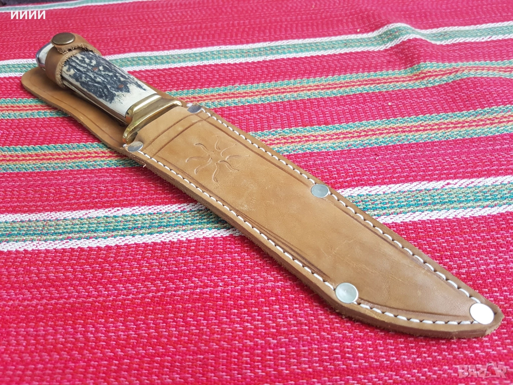 Ловен нож с кания , снимка 1