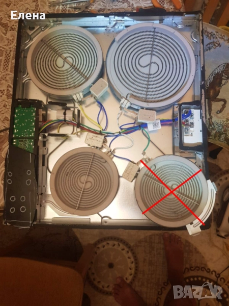 Керамичен плот Indesit - RI 161  , котлони, снимка 1