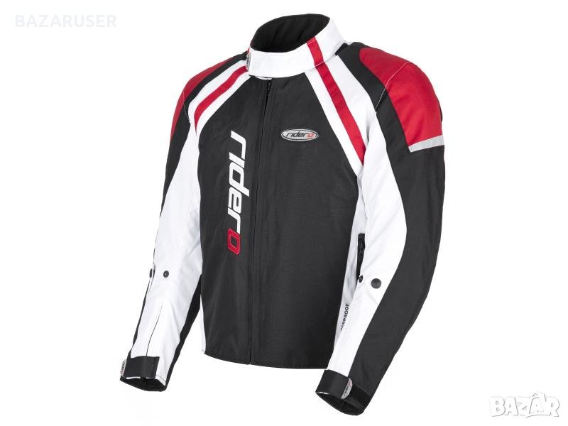 Байкерско яке Текстил-кондура Черно и бяло,Размер S,M,L,XL,XXL /Гаранция 12 месеца/, снимка 1