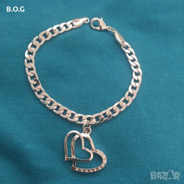 Нова, сребърена гривна. В подаръчна кутия, снимка 1