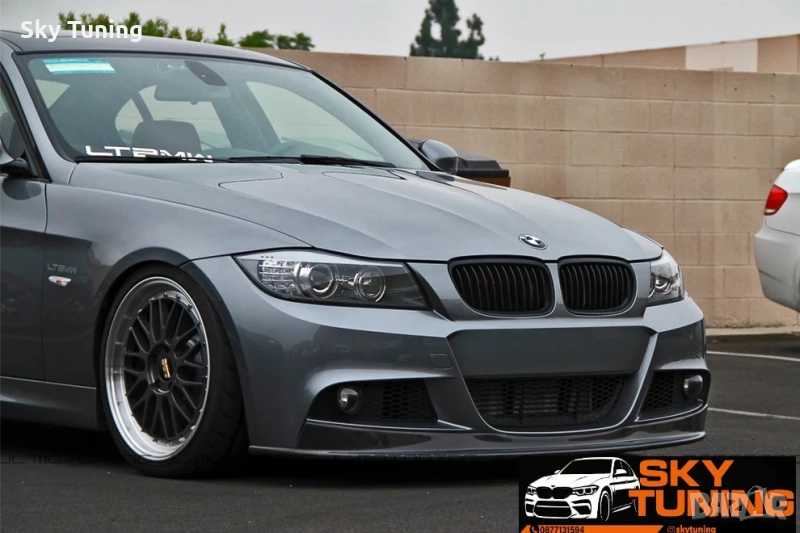 Bmw e90/91 LCI Лип Спойлер бмв е90/91 фейс добавка предна броня м тех, снимка 1
