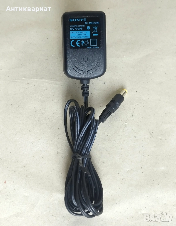Оригинално зхранване, адаптер Sony AC-MS1202S (12V / 200mA), снимка 1