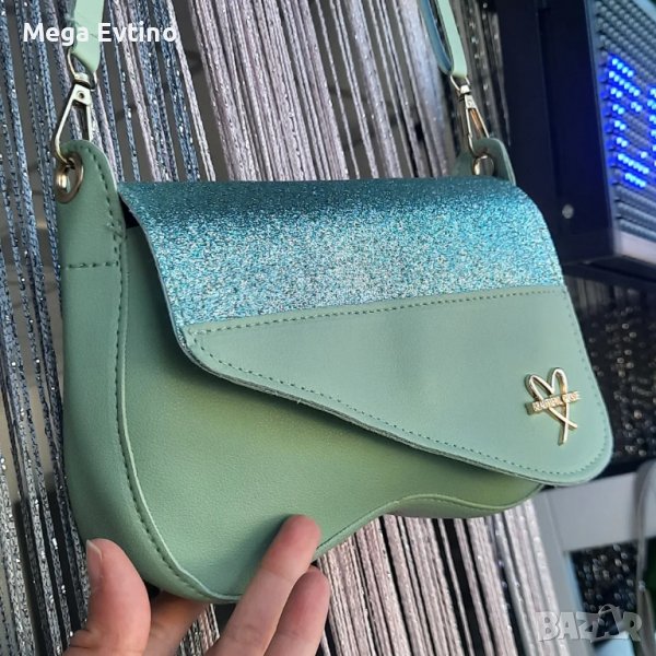Дамска чанта  Victoria, синьозелена, снимка 1