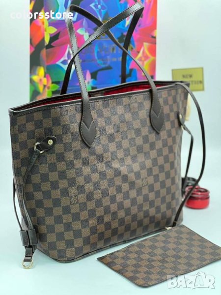 Кафява чанта Louis Vuitton Neverfull код SG75Z, снимка 1