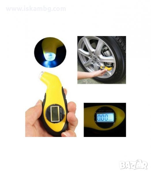 ЕЛЕКТРОНЕН МАНОМЕТЪР ЗА ГУМИ - код 1337, снимка 1