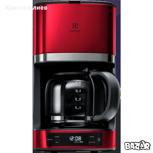 Кафемашина Electrolux с таймер и автоматично изключване Кафе машина, снимка 1