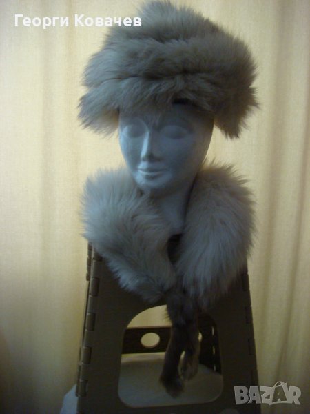 Шапка и яка от лисица, снимка 1