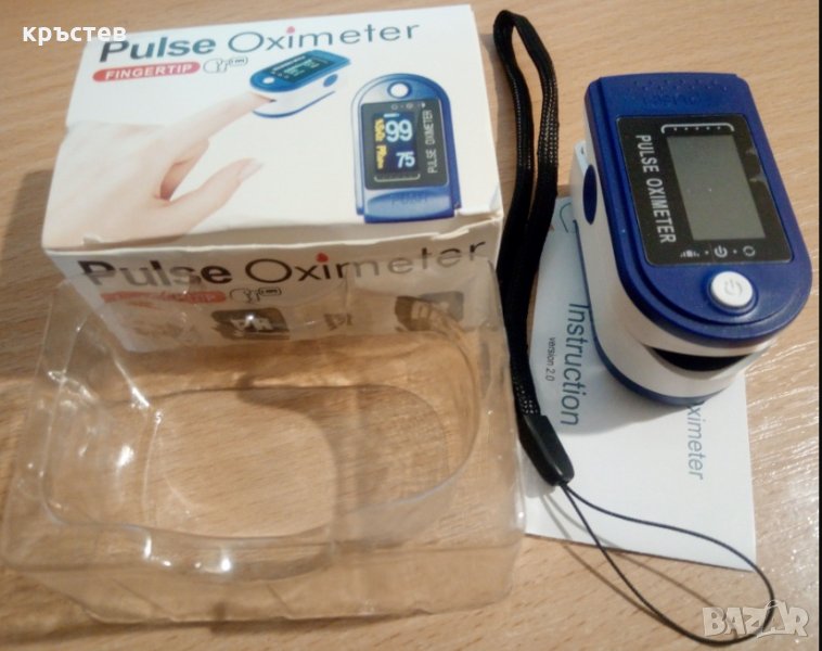 Пулсов Оксиметър, Пулсомер апарат за измерване на кислород в кръвта, снимка 1