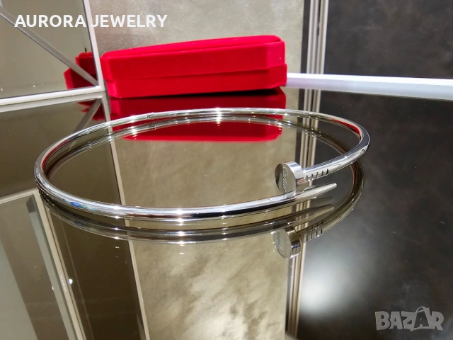 CARTIER Nail Juste un Clou Classic Silver Колие Пирон, снимка 4 - Колиета, медальони, синджири - 53238949