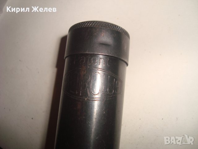 PATENT METROLUB ПИСТОЛЕТ за ГРЕС стар МЕСИНГОВ УРЕД за ГРЕСИРАНЕ на МОТОЦИКЛЕТИ МАРКОВ 18992, снимка 7 - Антикварни и старинни предмети - 31697120