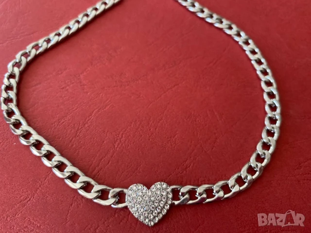 Чокър колие с орнамент , снимка 4 - Колиета, медальони, синджири - 50713202