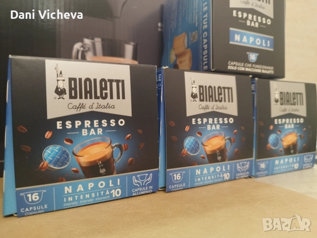 Кафемашина Bialetti Gioia + 64 капсули Espresso Coffee Machine, снимка 3 - Кафемашини - 52728295