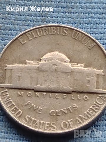 Стара монета 5 цента 1954г. САЩ рядка за КОЛЕКЦИОНЕРИ 40403, снимка 3 - Нумизматика и бонистика - 42729959