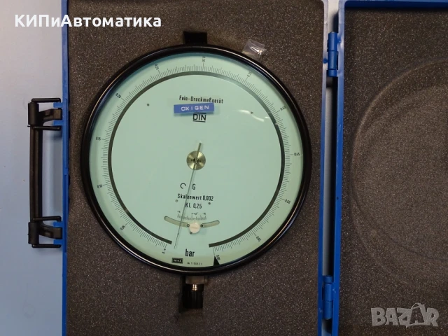 комплект образцови манометри WIKA 341.11.250 от-1до600Bar precision test pressure gauge, снимка 2 - Резервни части за машини - 50505553