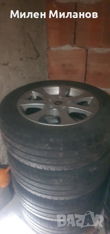 алуминиеви джанти за Тойота с летни гуми 6jх16 205 60 16, снимка 5 - Гуми и джанти - 53002767