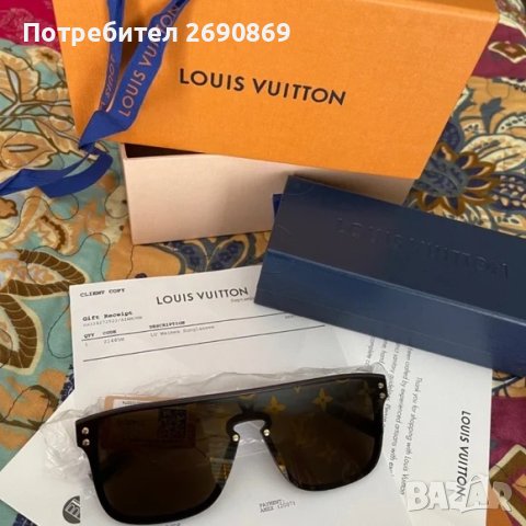 Louis Vuitton оригинални слънчеви очила унисекс, снимка 3 - Слънчеви и диоптрични очила - 42886328