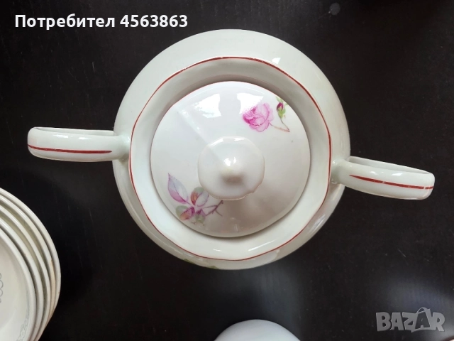 Захарница от 1961г, снимка 3 - Антикварни и старинни предмети - 56315399