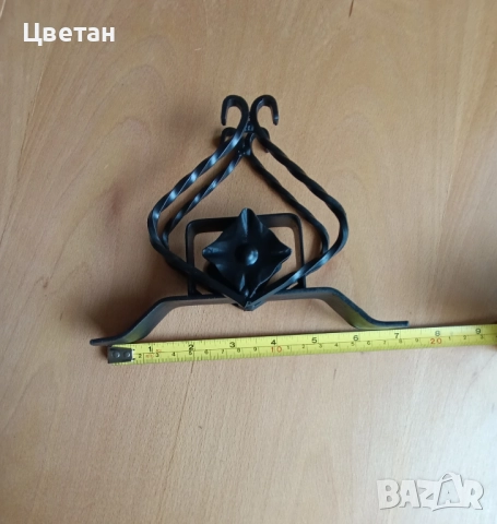 салфетник от ковано желязо, снимка 4 - Антикварни и старинни предмети - 52573517