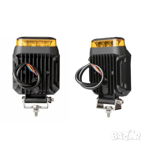 LED работна светлина с аварийна сигнализация, снимка 2 - Аксесоари и консумативи - 55864109