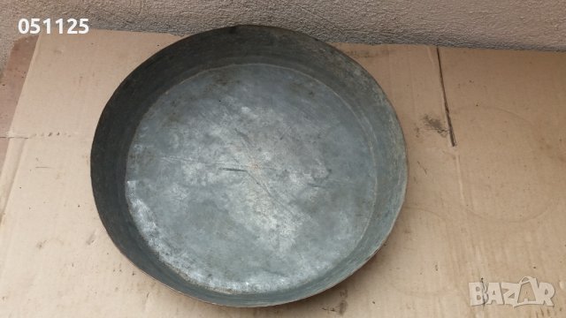 масивна бакърена кована тава - възрожденска , снимка 2 - Антикварни и старинни предмети - 40518845