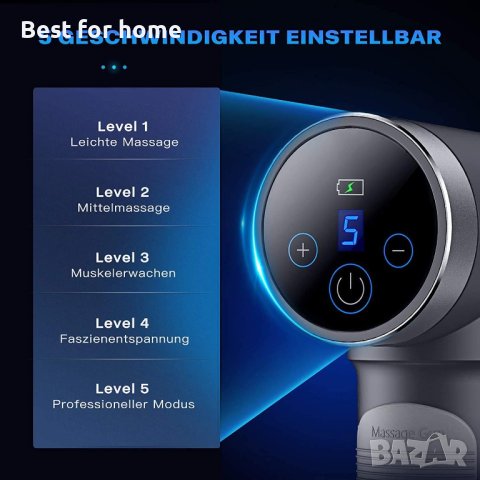 Масажен пистолет MILcea Massage Gun, снимка 2 - Масажори - 42751857