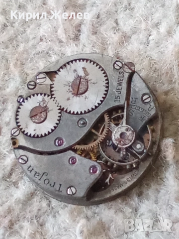 Механизъм с циферблат от стар ръчен часовник 51397, снимка 7 - Мъжки - 52252942