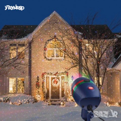 Мини лазер-лазерен проектор движещи се точки и фигури-Червени и Зелени, снимка 4 - Други стоки за дома - 31047578