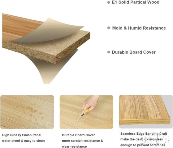 ПРОМОЦИЯ Правоъгълна сгъваема маса LP-AC5YW-120, снимка 3 - Маси - 42900758