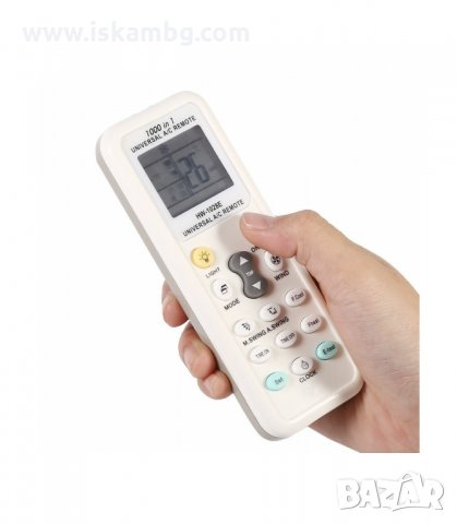 УНИВЕРСАЛНО ДИСТАНЦИОННО ЗА КЛИМАТИК С LCD ДИСПЛЕЙ - код 0129