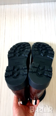 Hugo Boss Leather  Mens Size 45/29 - 29.5 см. НОВО! ОРИГИНАЛ! Мъжки Обувки!, снимка 12 - Спортно елегантни обувки - 52258802