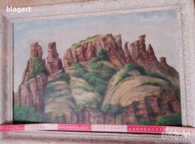 Стара картина-"Белоградчишките скали", снимка 1 - Антикварни и старинни предмети - 38840653