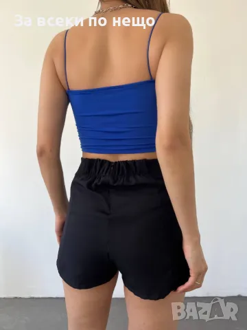 Дамски Топ - Черен Или Син Код D1660, снимка 3 - Корсети, бюстиета, топове - 48762431