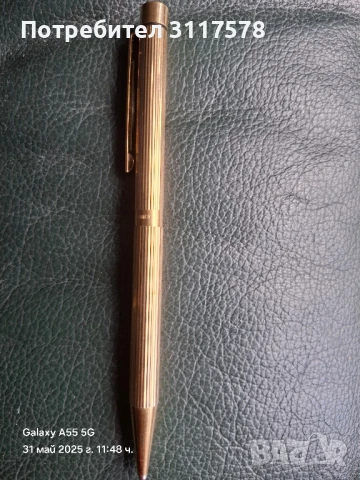 Sheaffer USA Gold 24 Carats Химикал Промо, снимка 3 - Други ценни предмети - 50493323