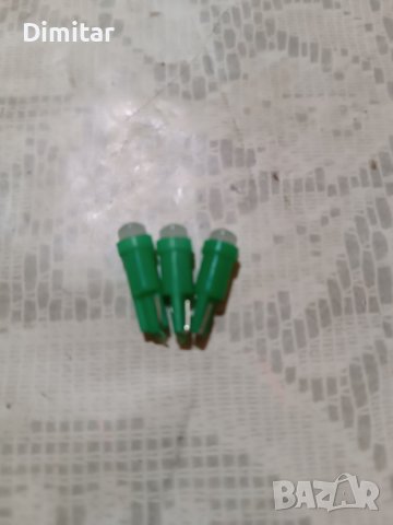 Led крушки с цокъл Т5 зелени