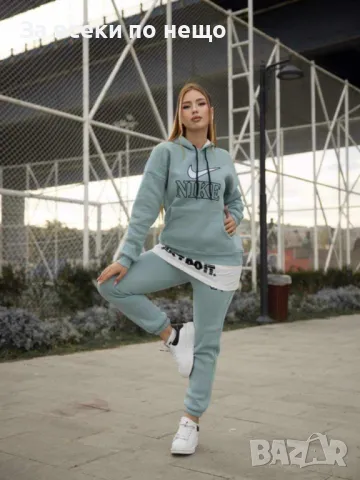 Дамски ватиран екип триконечна вата Nike Just Do It - Налични различни цветове Код B279, снимка 6 - Спортни екипи - 47794289