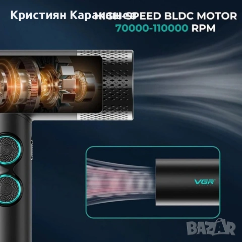 VGR Professional Barber Combo 4 в 1, снимка 3 - Машинки за подстригване - 54276577